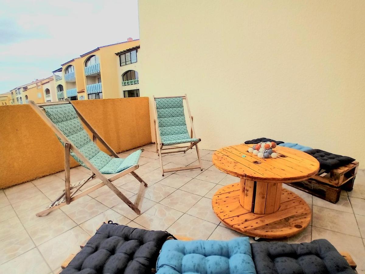 T3 Grande Terrasse Bord De Mer Ле-Баркарес Екстер'єр фото